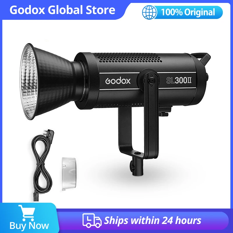 Godox SL300II SL-300II 320W 5600K Daylight Balanced LED Video Light Bowens Mount Wireless X System for Video Recording
Godox SL300II SL-300II 320W 5600K Daylight Balanced LED Video Light Bowens Mount Wireless X System for Video Recording