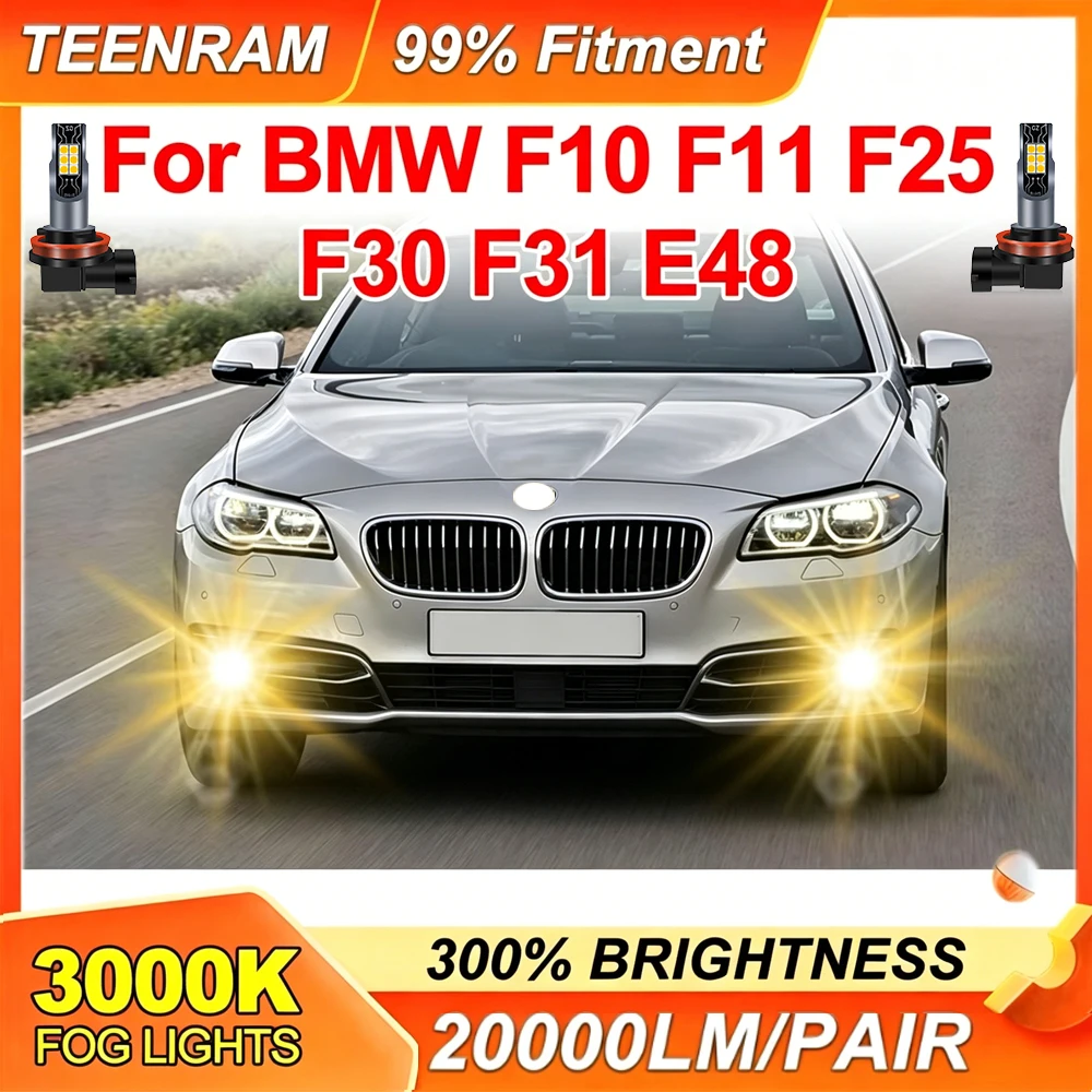 2X светодиодные лампы для противотуманных фар H8 H16 H11 100W 20000LM для BMW 5 серии F10 F11 X3 F25 3 серии F30 F31 3000K 12V
2X светодиодные лампы для противотуманных фар H8 H16 H11 100W 20000LM для BMW 5 серии F10 F11 X3 F25 3 серии F30 F31 3000K 12V