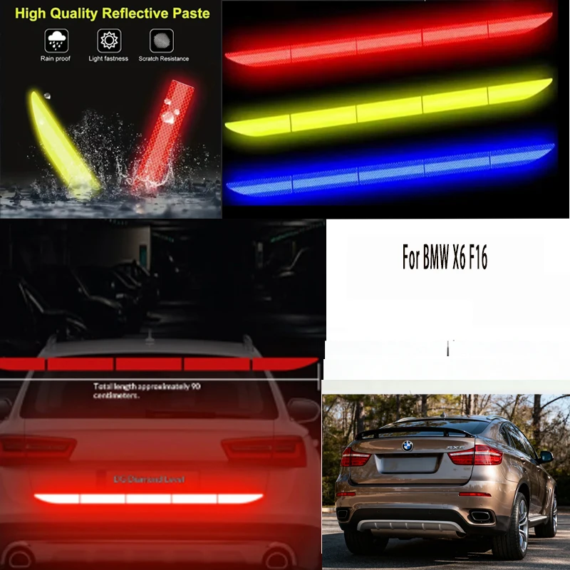 Для BMW X6 F16, 1 шт., светоотражающая предупреждающая лента безопасности, антиударная лента для багажника автомобиля
Для BMW X6 F16, 1 шт., светоотражающая предупреждающая лента безопасности, антиударная лента для багажника автомобиля