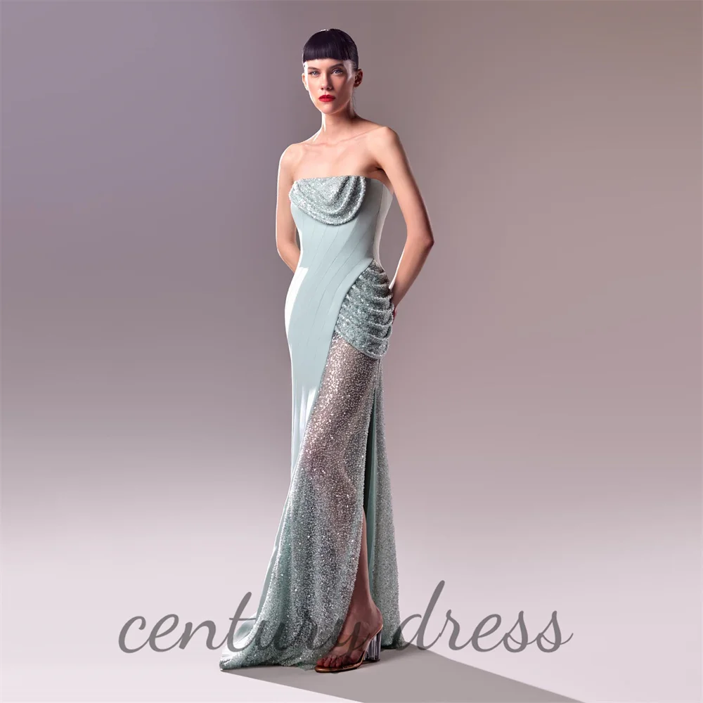 Customized Boat-neck Evening Dress Sequin Mermaid Charming Prom Dresses Exquisite Floor-length Party Gown вечернее платье
Customized Boat-neck Evening Dress Sequin Mermaid Charming Prom Dresses Exquisite Floor-length Party Gown вечернее платье