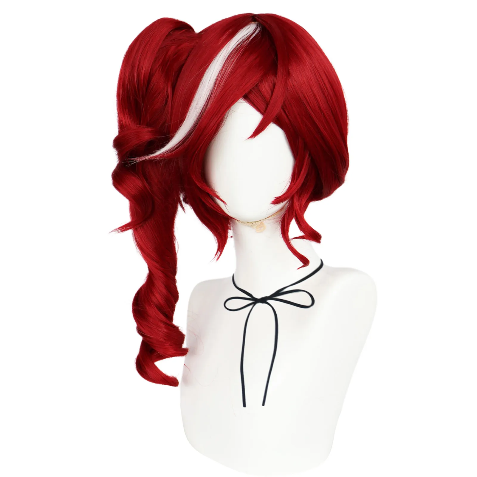 Synthetic Short Straight Wine Red Bob Medium Length Curly With Blonde Highlights Anime Cosplay Wig with Bangs Ponytail Extension
Synthetic Short Straight Wine Red Bob Medium Length Curly With Blonde Highlights Anime Cosplay Wig with Bangs Ponytail Extension