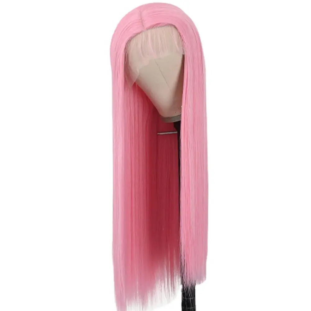 Wig Women's Light Pink Long Straight Hair Full Headband High Temperature Fiber Synthetic Wigs Pelucas Hair Daily Party Use
Wig Women's Light Pink Long Straight Hair Full Headband High Temperature Fiber Synthetic Wigs Pelucas Hair Daily Party Use
