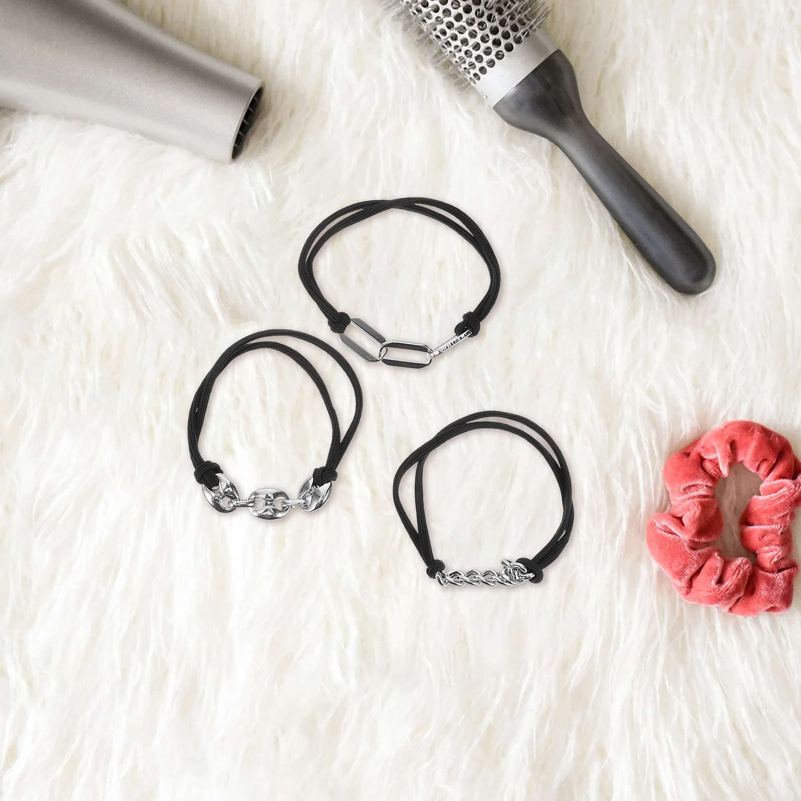 6Pcs Elastic Hair Ties Women Ponytail Holders Girls Accessories Exquisite Minimalist Design Comfortable Wear Party Ceremony
6Pcs Elastic Hair Ties Women Ponytail Holders Girls Accessories Exquisite Minimalist Design Comfortable Wear Party Ceremony