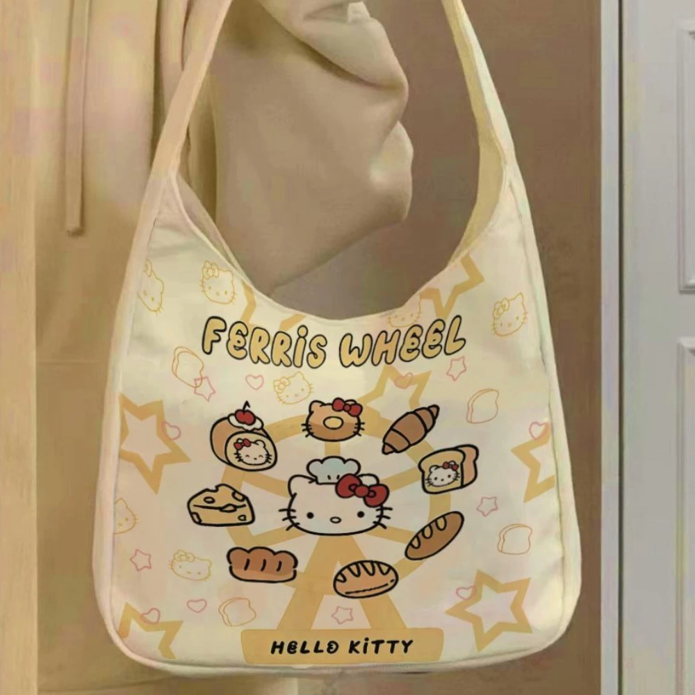 Новая холщовая сумка на плечо Hello Kitty в стиле аниме Sanrio, женская сумка для девочек, милая дорожная сумка, кавайная сумка-тоут
Новая холщовая сумка на плечо Hello Kitty в стиле аниме Sanrio, женская сумка для девочек, милая дорожная сумка, кавайная сумка-тоут