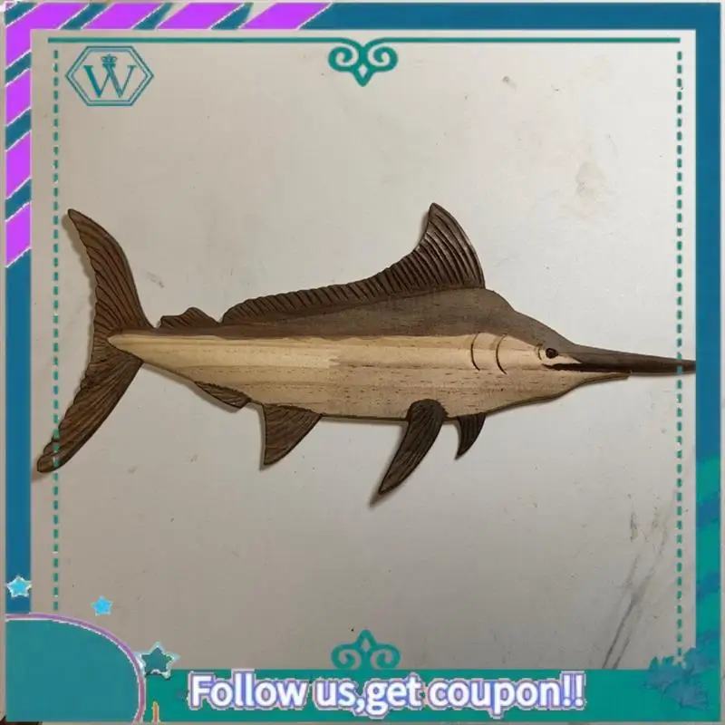 Wooden Sea Fish Decor Statue Whale Figurine Sculpture Ornament Rustic Decoration Wall Hanging Decoration,B Durable Easy Install
Wooden Sea Fish Decor Statue Whale Figurine Sculpture Ornament Rustic Decoration Wall Hanging Decoration,B Durable Easy Install