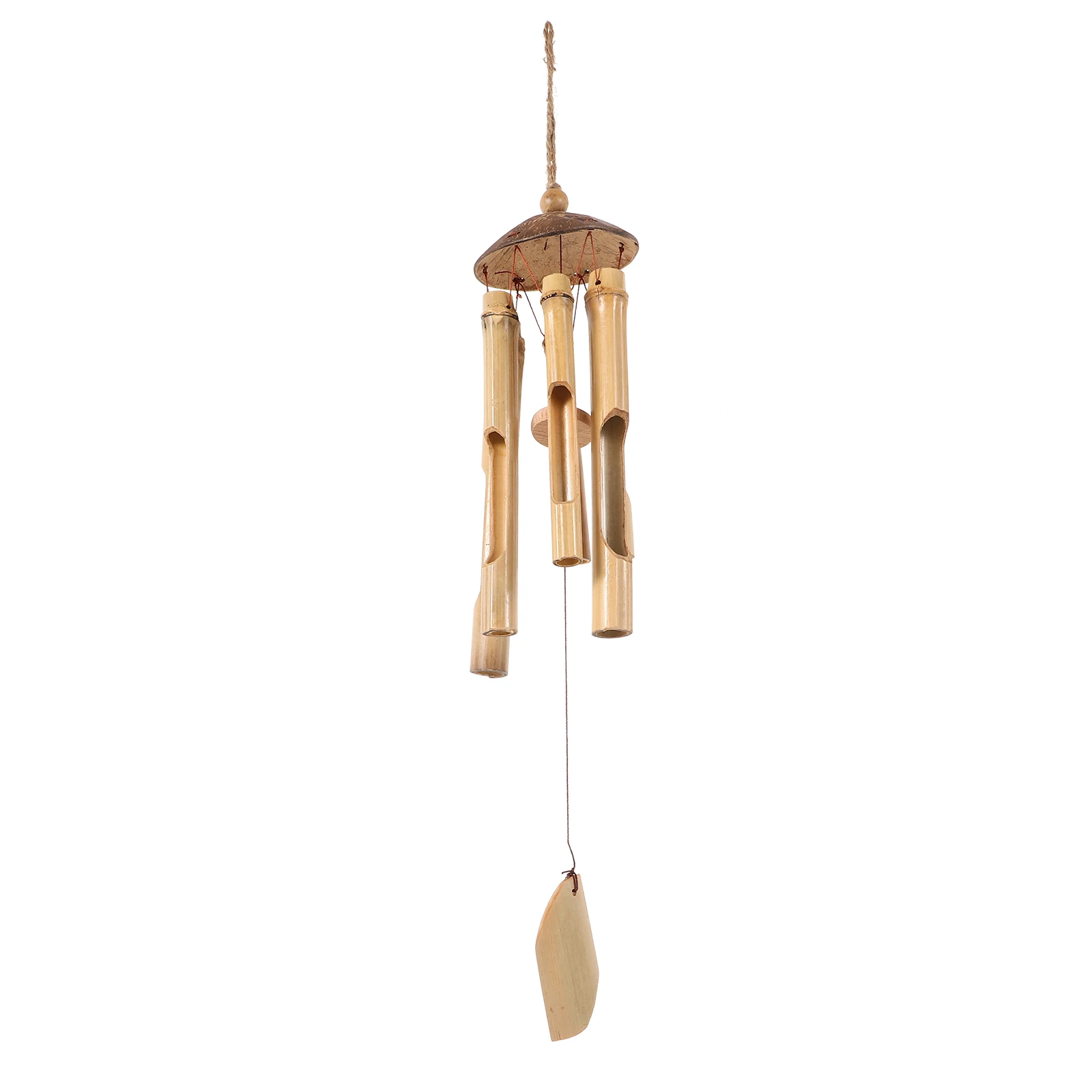 Bamboo Wind Chime Coconut Shell Top Small Size Decor Sweet Sound Garden Patio Accessories Durability Bamboo
Bamboo Wind Chime Coconut Shell Top Small Size Decor Sweet Sound Garden Patio Accessories Durability Bamboo