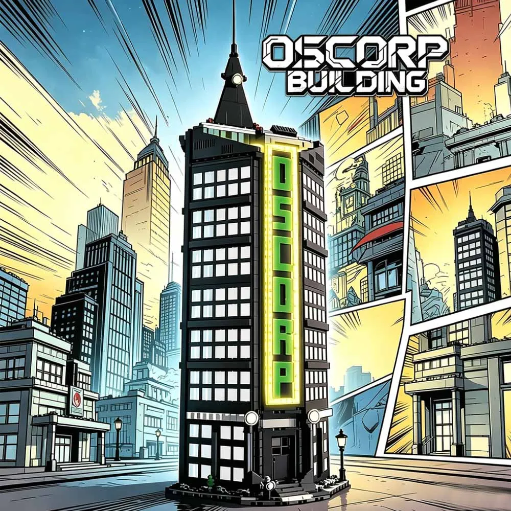 Movie Oscorps Black Tower Buildings Blocks Classic with light Architecture Model Kit Assembly Toyfor Adult adult GifI 2539pcs
Movie Oscorps Black Tower Buildings Blocks Classic with light Architecture Model Kit Assembly Toyfor Adult adult GifI 2539pcs