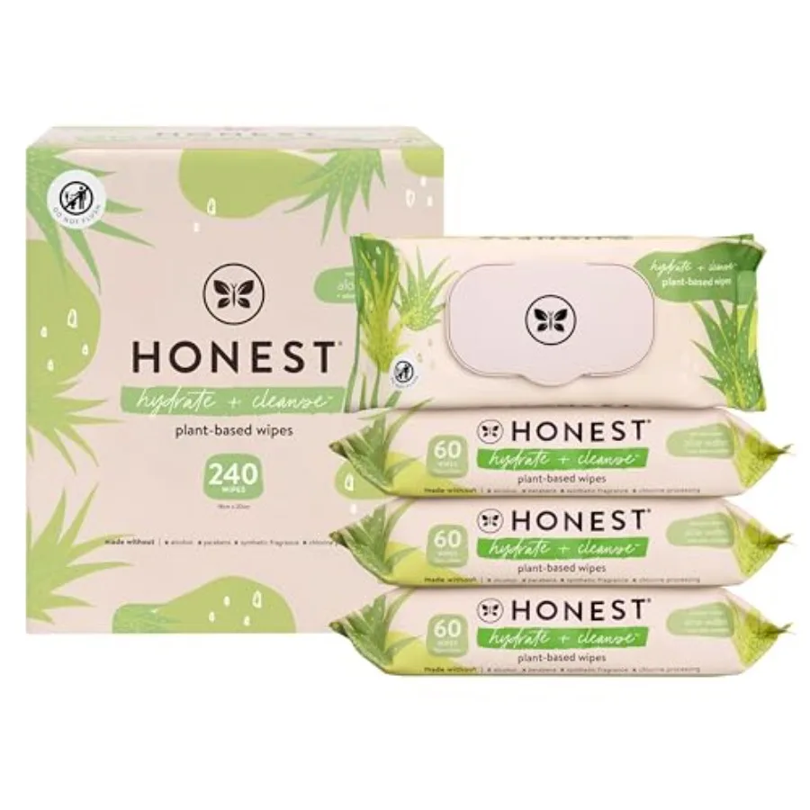 Hydrate + Cleanse, Benefit Wipes, +, 240 Count
Hydrate + Cleanse, Benefit Wipes, +, 240 Count