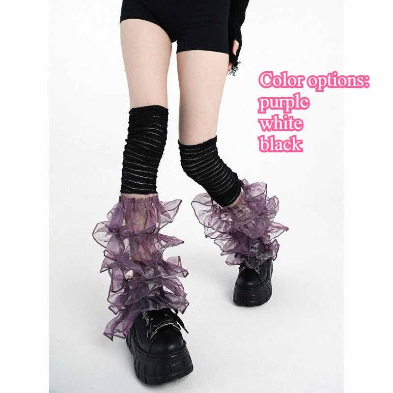 Purple Black Sweet and Cool Babes Cake Pile Socks for Women Summer Lolita Knee Leg Cover Anime Socks
Purple Black Sweet and Cool Babes Cake Pile Socks for Women Summer Lolita Knee Leg Cover Anime Socks