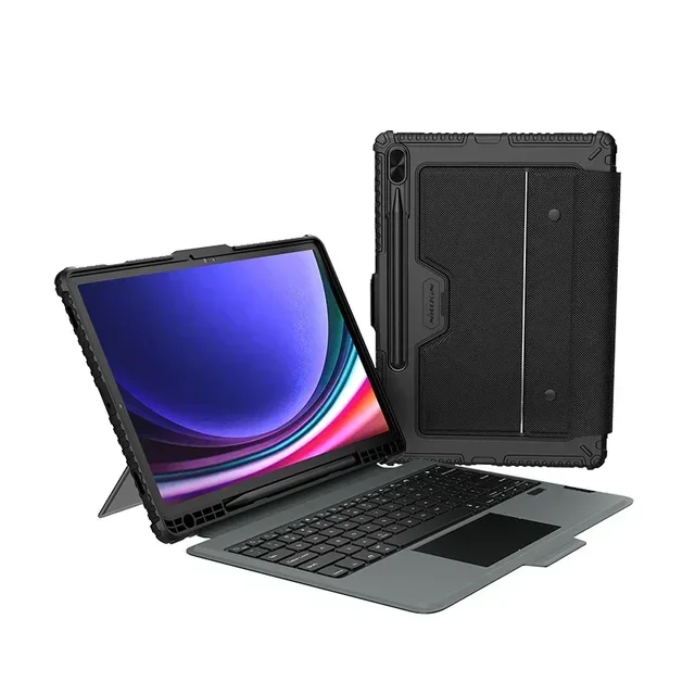 Nillkin for Samsung Galaxy Tab S10 Plus Bluetooth Bumper Backlight Kayboard Case Adjustable Stand Removable Keyboard
Nillkin for Samsung Galaxy Tab S10 Plus Bluetooth Bumper Backlight Kayboard Case Adjustable Stand Removable Keyboard
