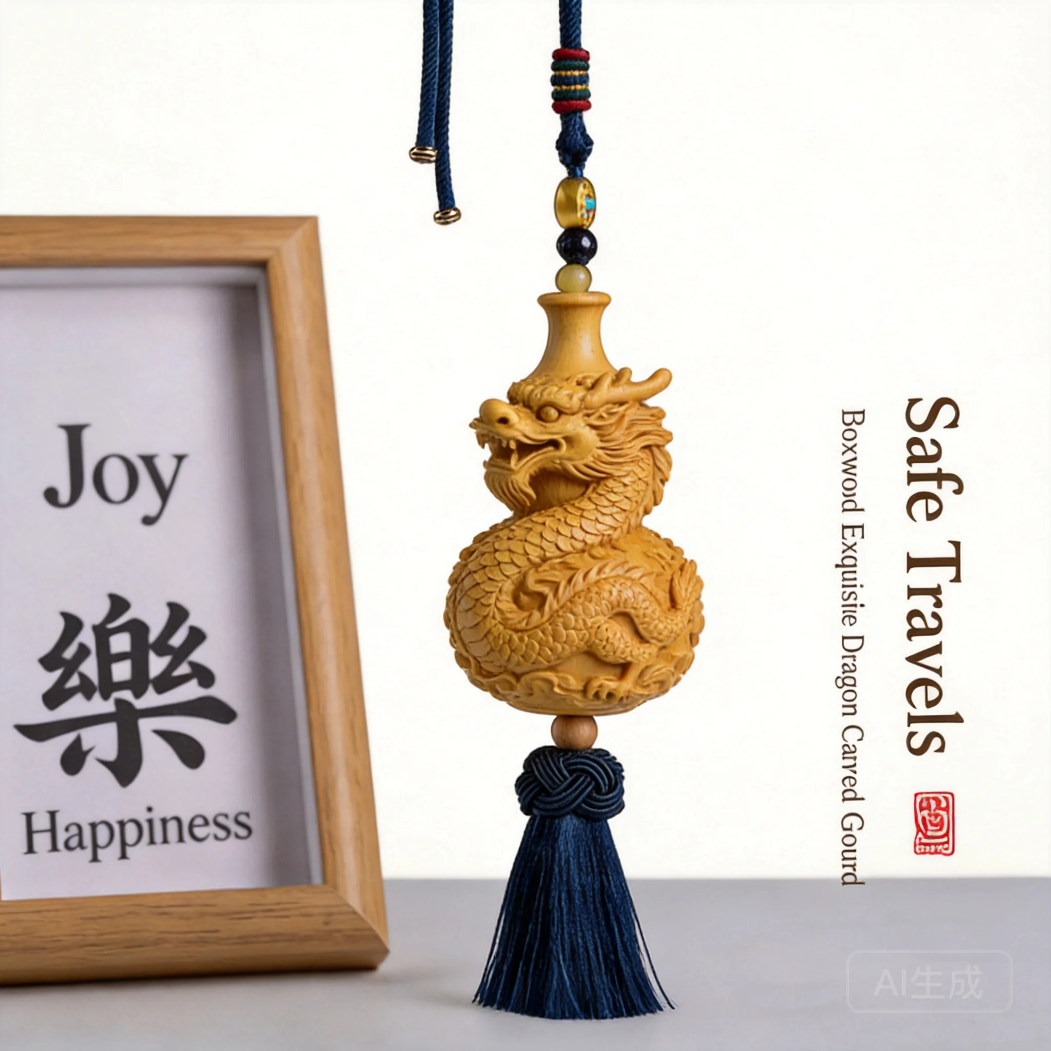 Car Rearview Mirror Hanging Ornament Boxwood Carved Dragon Gourd Interior Decor Pendant With Tassel For Men Women Blessing Acces
Car Rearview Mirror Hanging Ornament Boxwood Carved Dragon Gourd Interior Decor Pendant With Tassel For Men Women Blessing Acces