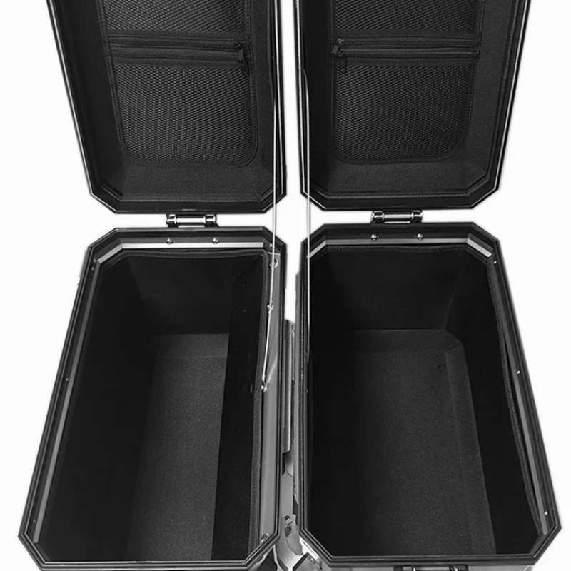 38L 1.35 Millimeters Thick Motorcycle Side Box Aluminum Alloy Rear Saddle Box Waterproof Rust Customized Storage Boxes
38L 1.35 Millimeters Thick Motorcycle Side Box Aluminum Alloy Rear Saddle Box Waterproof Rust Customized Storage Boxes