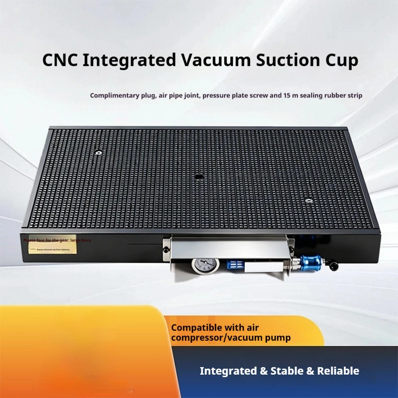 Vacuum suction cup CNC integrated industrial aluminum, copper, bakelite, and plastic machining center with powerful suction cup
Vacuum suction cup CNC integrated industrial aluminum, copper, bakelite, and plastic machining center with powerful suction cup