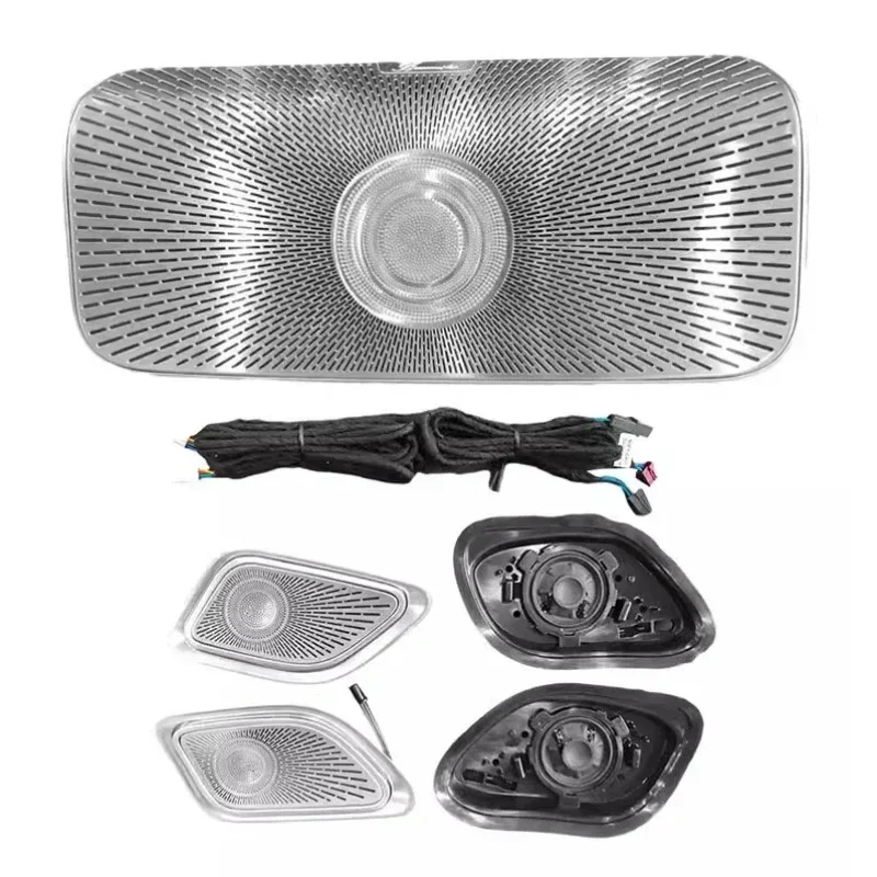 For Mercedes Benz New C/S/GLC-class W206 W223 X254 W254 3pcs Roof 64colors LED Speaker Car Ceiling Speakers Ambient Light
For Mercedes Benz New C/S/GLC-class W206 W223 X254 W254 3pcs Roof 64colors LED Speaker Car Ceiling Speakers Ambient Light