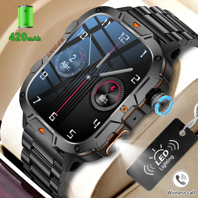 2026 LIGE Men's Smart Watch 1.96" HD Screen IP68 Waterproof 100+ Sports Modes Fitness Tracker AI Voice Bluetooth Call Smartwatch
2026 LIGE Men's Smart Watch 1.96" HD Screen IP68 Waterproof 100+ Sports Modes Fitness Tracker AI Voice Bluetooth Call Smartwatch