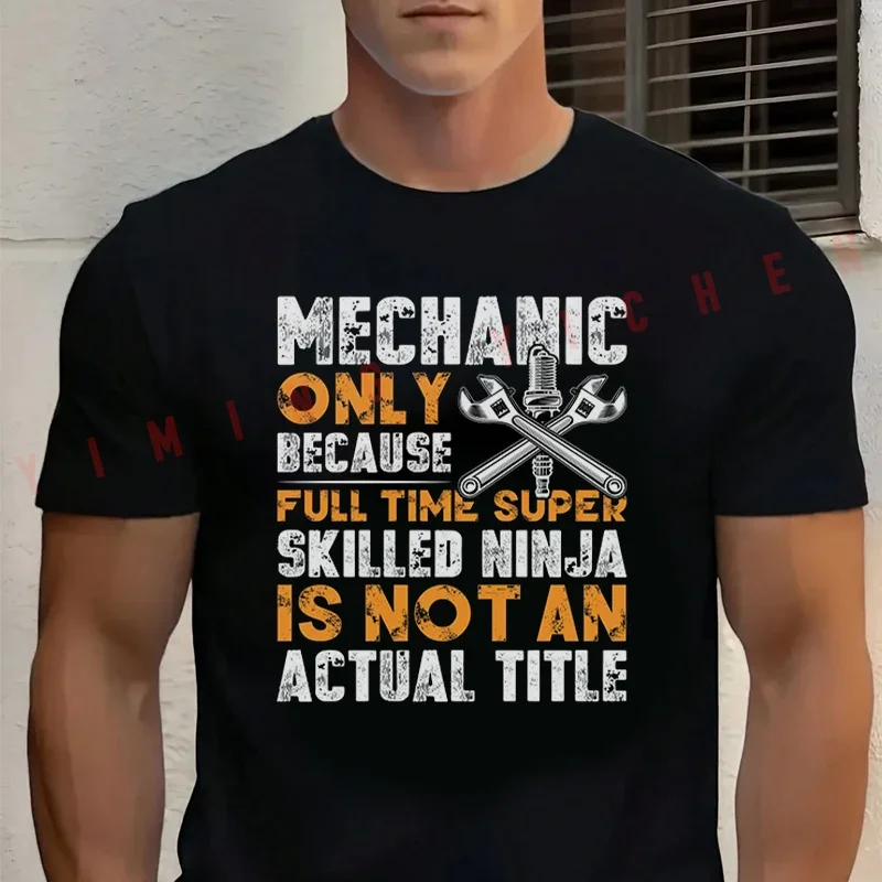 Men‘s’ T-shirt High Quality Funny Cotton Mechanic Only Because Full Time Super Graphic Motorcycle Tee Casual O-neck Men Tops
Men‘s’ T-shirt High Quality Funny Cotton Mechanic Only Because Full Time Super Graphic Motorcycle Tee Casual O-neck Men Tops