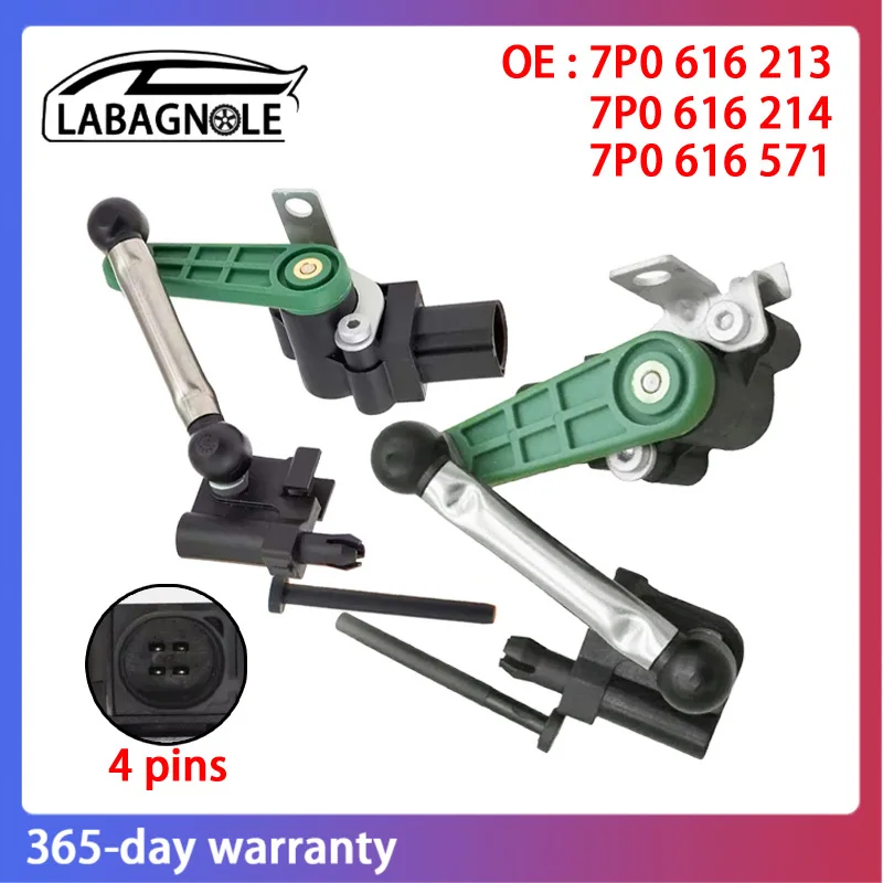 OE Quality 7P0616213 7P0616214 7P0616571 Front Rear Left Right Headlight Level Sensor for VW Touareg (7P5,7P6) V6 V8 2010-2018
OE Quality 7P0616213 7P0616214 7P0616571 Front Rear Left Right Headlight Level Sensor for VW Touareg (7P5,7P6) V6 V8 2010-2018