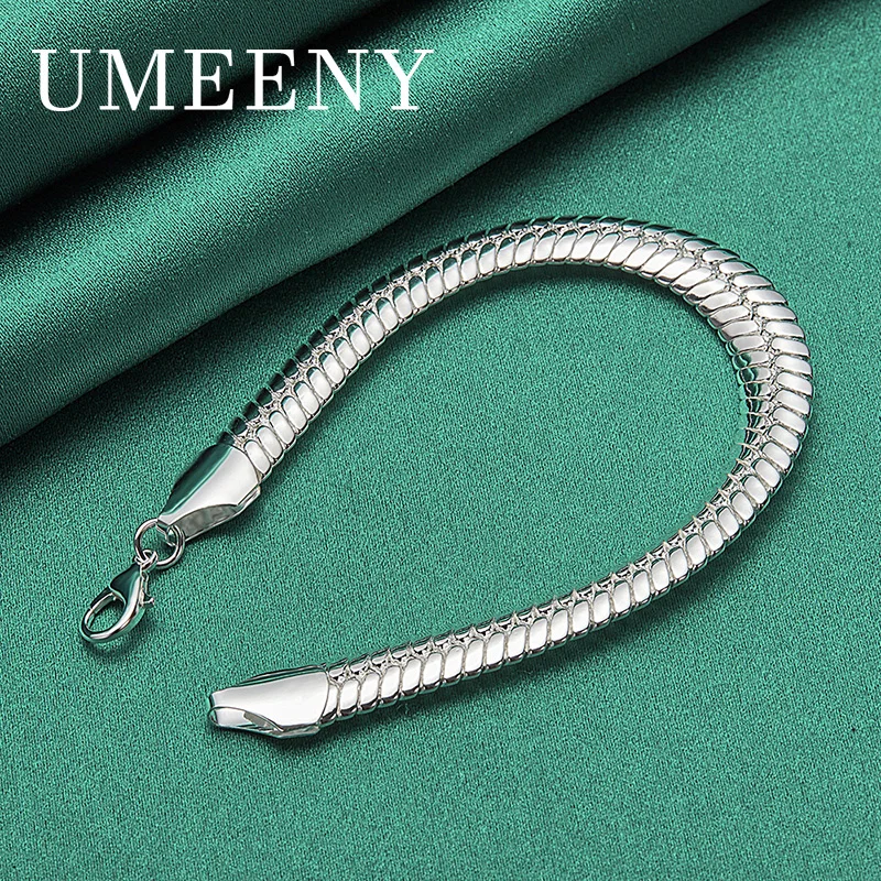 Luxury 925 sterling silver 8 inches exquisite simple geometric bracelet for men and women party engagement
Luxury 925 sterling silver 8 inches exquisite simple geometric bracelet for men and women party engagement