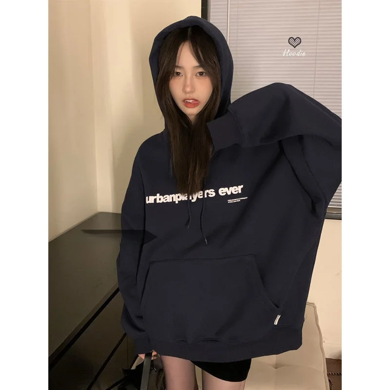 Women's Fleece Lined Hoodie 2025 Autumn Winter New Style Student Jacket Loose Fit Long Sleeve Thickened Hooded Sweatshirt
Women's Fleece Lined Hoodie 2025 Autumn Winter New Style Student Jacket Loose Fit Long Sleeve Thickened Hooded Sweatshirt