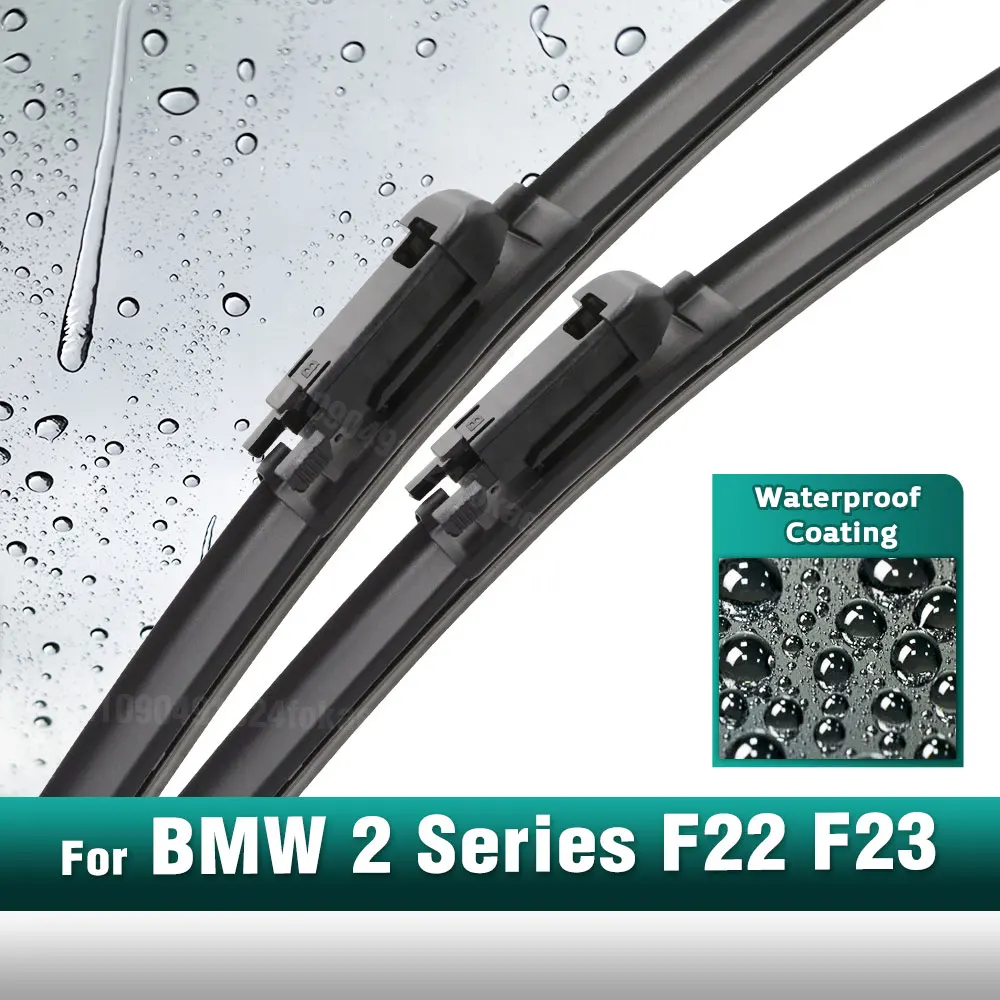 Silicone & rubber Front Wiper Blades Set For BMW 2 Series F22 F23 Windshield Windscreen Window Brush 22"+18"
Silicone & rubber Front Wiper Blades Set For BMW 2 Series F22 F23 Windshield Windscreen Window Brush 22"+18"