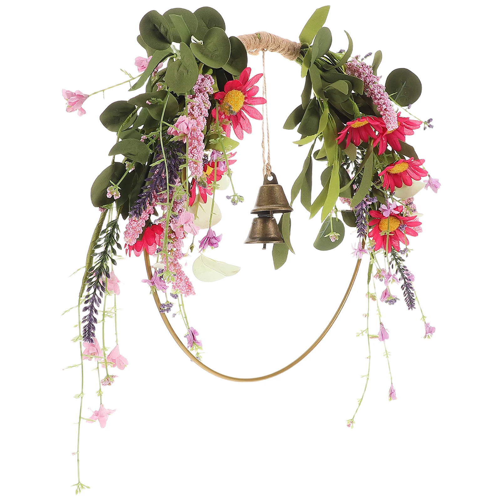 Artificial Garland Flowers Door Wreath Decorate Floral Wreaths Iron Wire Decorative for Indoors Blossom Hoop Preschool Spring
Artificial Garland Flowers Door Wreath Decorate Floral Wreaths Iron Wire Decorative for Indoors Blossom Hoop Preschool Spring