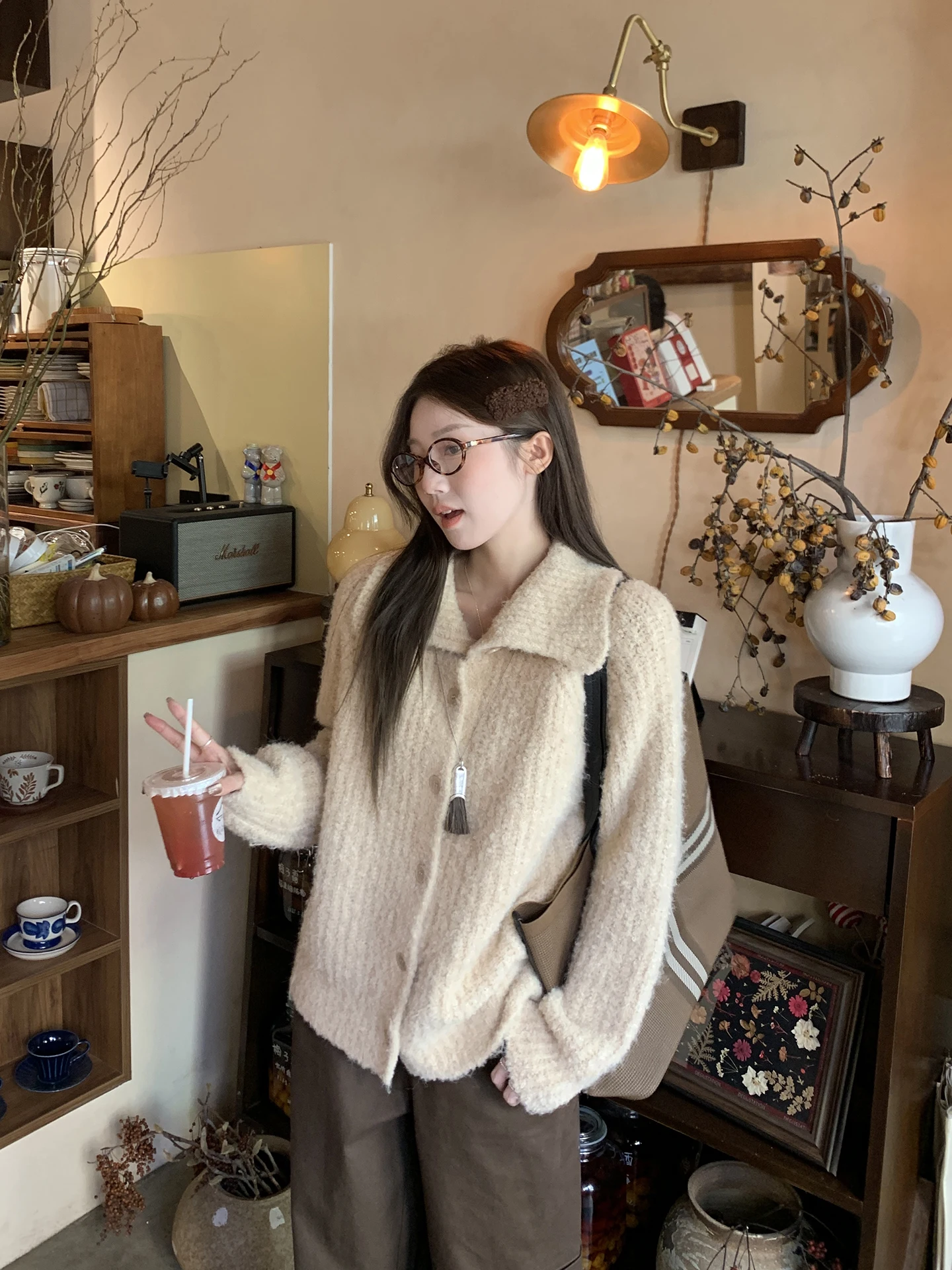 Ladies' Loose Knitted Sweater Coat Purple Turn-down Collar Soft Polyester Wool Blend Commute Friendly Casual Anti-aging
Ladies' Loose Knitted Sweater Coat Purple Turn-down Collar Soft Polyester Wool Blend Commute Friendly Casual Anti-aging