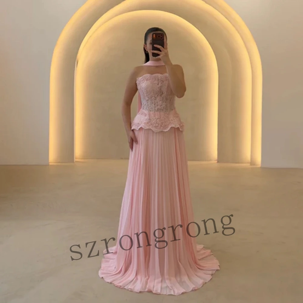 Customized Elegant Two-Pieces Boat Collar Lace Beaded Evening Party Dress A-line Backless Floor Length Shawl Prom Bridal Dress
Customized Elegant Two-Pieces Boat Collar Lace Beaded Evening Party Dress A-line Backless Floor Length Shawl Prom Bridal Dress