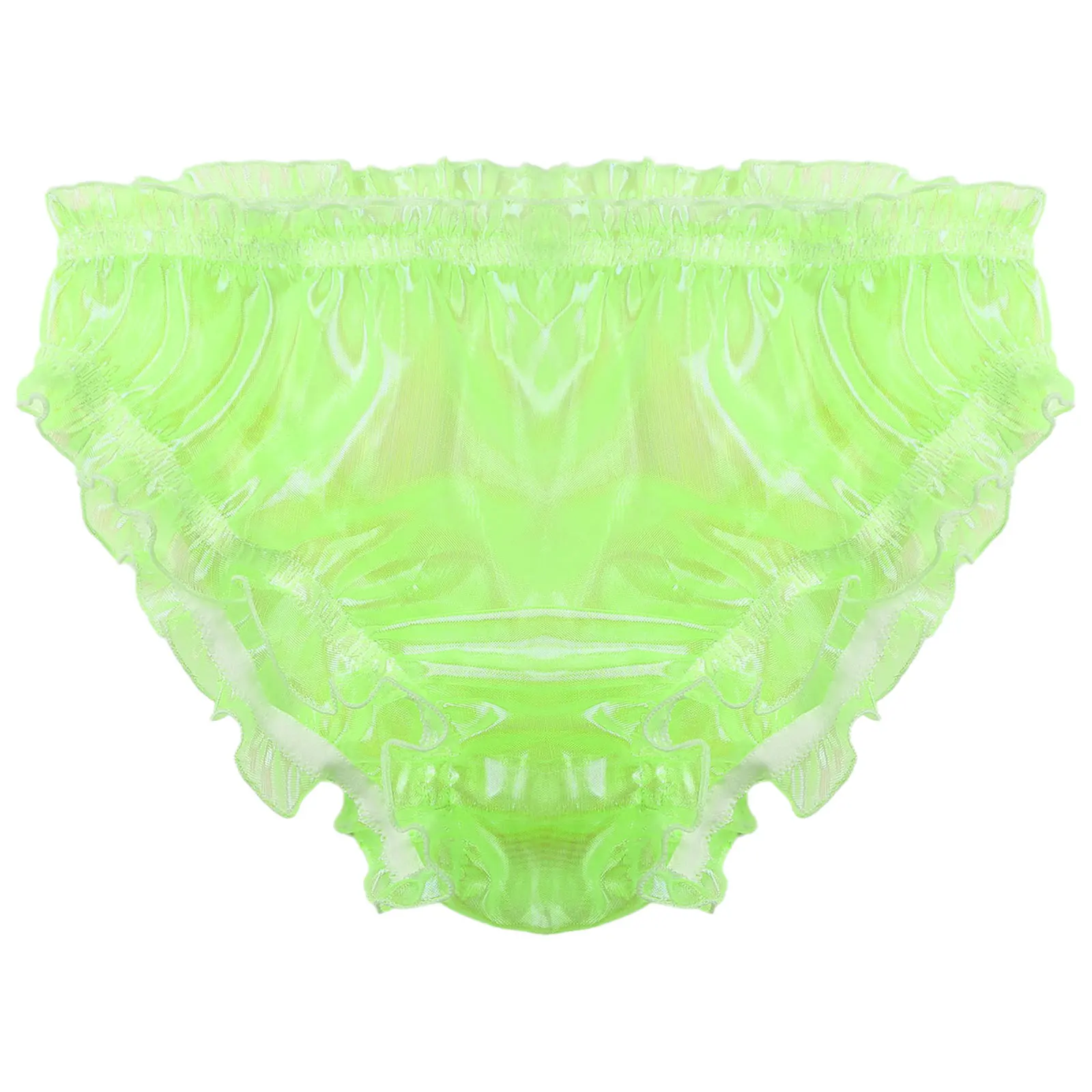 Men Glossy Organza Sissy Underwear Gay Holographic Pseudo-girl Transgender Crossdressing Underwear Ruffle Cute Panties Club Wear
Men Glossy Organza Sissy Underwear Gay Holographic Pseudo-girl Transgender Crossdressing Underwear Ruffle Cute Panties Club Wear