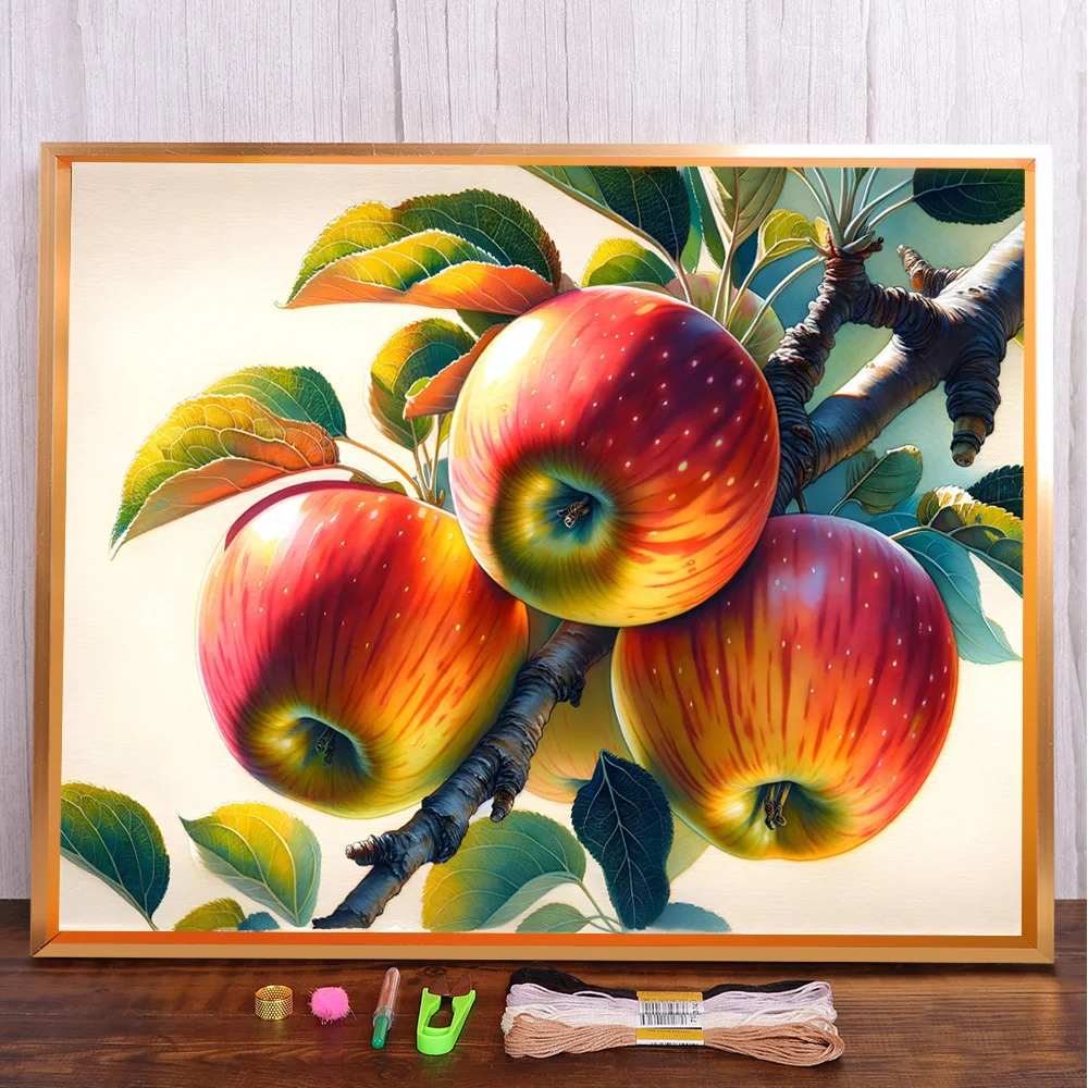 Fruit Apple Printed Fabric Cross Stitch Embroidery Patterns Handiwork Knitting Handicraft Handmade Magic Wholesale Home Decor
Fruit Apple Printed Fabric Cross Stitch Embroidery Patterns Handiwork Knitting Handicraft Handmade Magic Wholesale Home Decor
