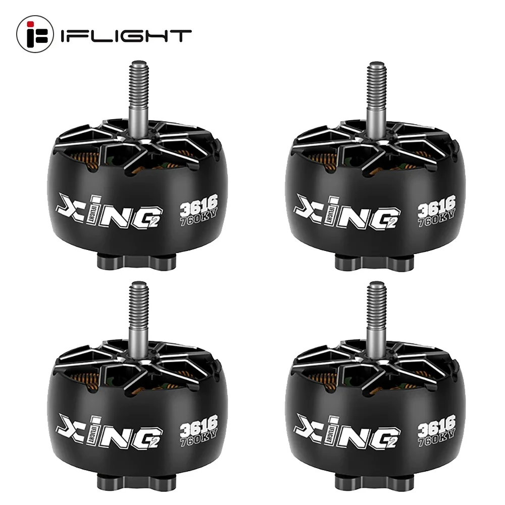 iFlight XING2 3616 760KV Cinelifter Бесщеточный двигатель с валом 5 мм, совместимые с пропеллерами 10-11 дюймов для деталей гоночного дрона RC FPV
iFlight XING2 3616 760KV Cinelifter Бесщеточный двигатель с валом 5 мм, совместимые с пропеллерами 10-11 дюймов для деталей гоночного дрона RC FPV