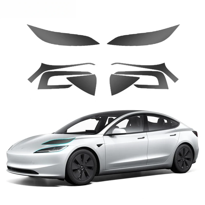 For Tesla Model 3 Highland 2023 2024 Headlight Taillight Protective Film Model 3 Headlamp Tail Lamp Black Color Changing Films
For Tesla Model 3 Highland 2023 2024 Headlight Taillight Protective Film Model 3 Headlamp Tail Lamp Black Color Changing Films