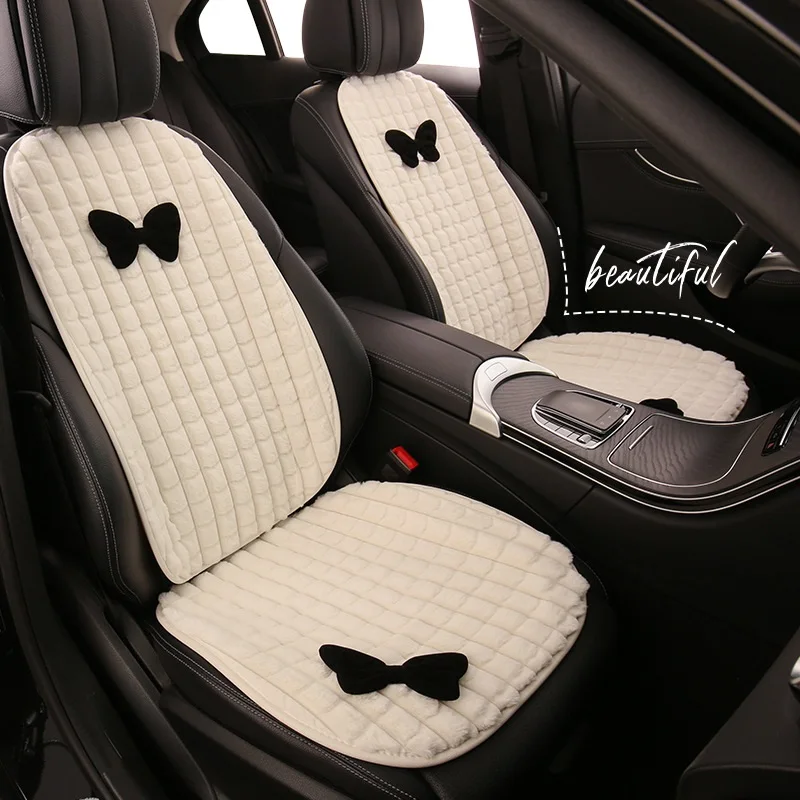 Bowknot Women's Car Seat Cover Winter Plush Warm Girl Cute Car Cushion Pink Bow Headrest Waist Car Interior Accessories
Bowknot Women's Car Seat Cover Winter Plush Warm Girl Cute Car Cushion Pink Bow Headrest Waist Car Interior Accessories