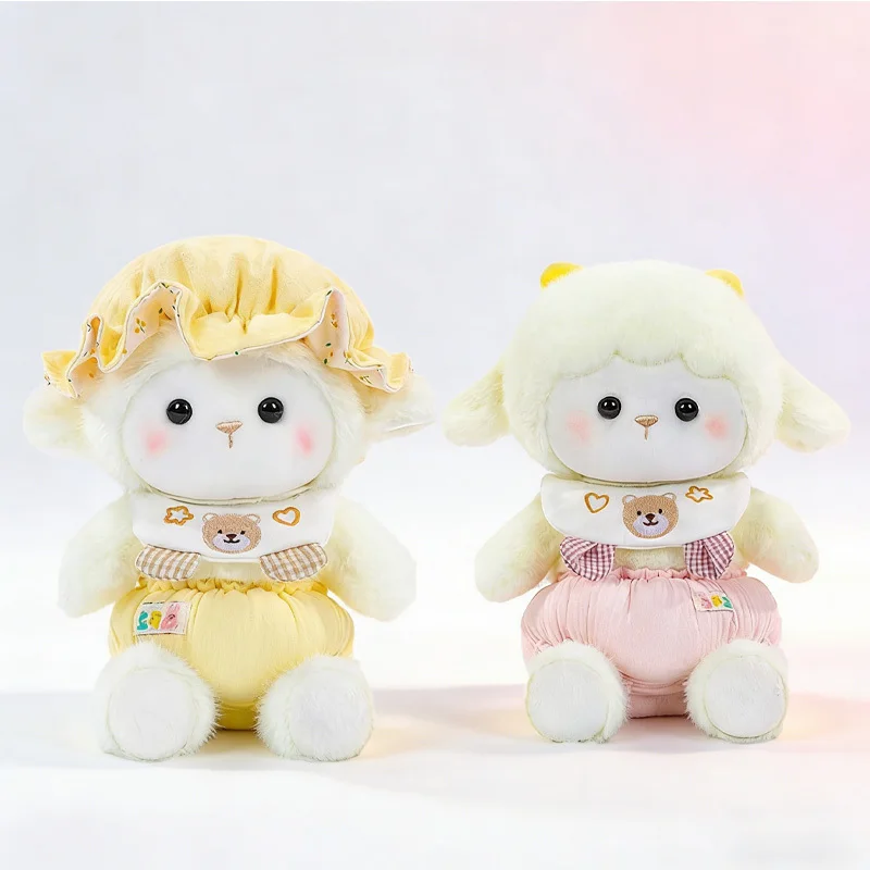 Плюшевая кукла-подушка «Спокойной ночи» в виде милого мультяшного ягненка, настольное украшение, декор для комнаты, модная игрушка, подарки на День святого Валентина
Плюшевая кукла-подушка «Спокойной ночи» в виде милого мультяшного ягненка, настольное украшение, декор для комнаты, модная игрушка, подарки на День святого Валентина