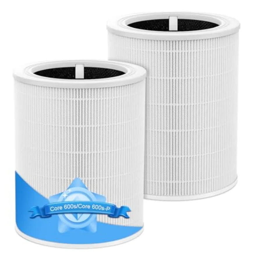 Core 600S Replacement Filter for LEVOIT Core 600S and Core 600S-P Air Purifier, 3-in-1 HEPA High-Efficiency Activated Carbon Pe
Core 600S Replacement Filter for LEVOIT Core 600S and Core 600S-P Air Purifier, 3-in-1 HEPA High-Efficiency Activated Carbon Pe