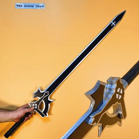 108cm Kirigaya Kazuto Katana Real Size Sword Art Online Anime Kirito Cosplay Prop Samurai Sabre Ninja Knife Unsharp Toy Gift