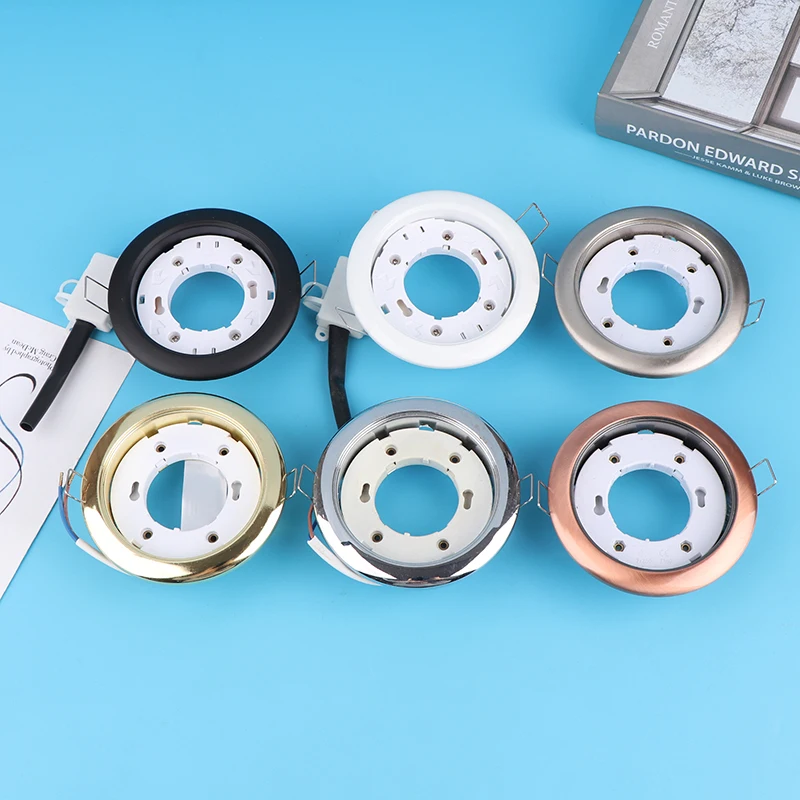 GX53 Light Base 250V 3A Circular Iron Body GX53 Lamp Holder For Indoor LED Spotlight Cabinet Lamp Ceiling Light
GX53 Light Base 250V 3A Circular Iron Body GX53 Lamp Holder For Indoor LED Spotlight Cabinet Lamp Ceiling Light
