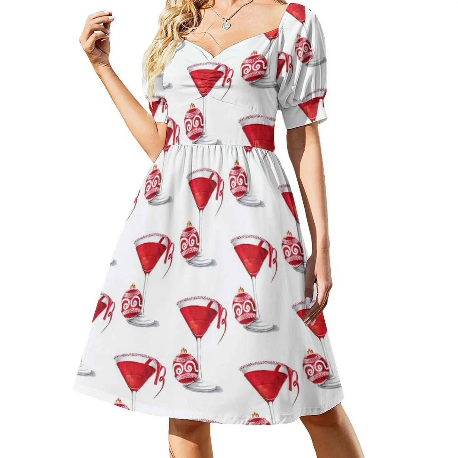 Christmas Martini Short Sleeved Dress Women's summer dresses luxury evening dress woman for wedding women clothes Dress
Christmas Martini Short Sleeved Dress Women's summer dresses luxury evening dress woman for wedding women clothes Dress