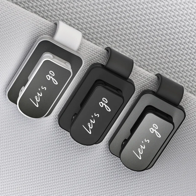 New cross-border e-commerce car universal hanging aluminum alloy clip glasses case sunglasses visor storage rack clip
New cross-border e-commerce car universal hanging aluminum alloy clip glasses case sunglasses visor storage rack clip