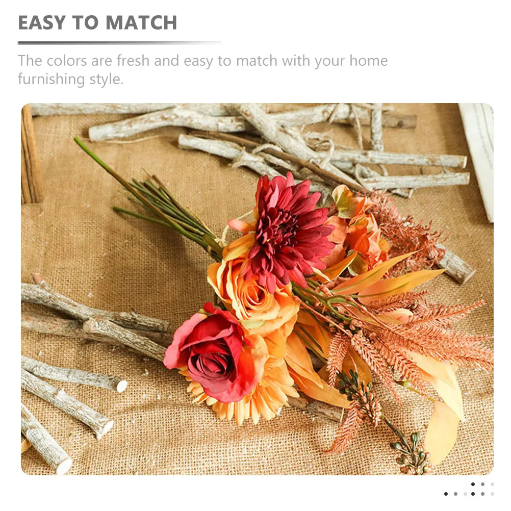 Autumn Imitation Flower Bouquet Artificial Thanksgiving Decor Fake Floral Arrangement Home Party Decorative
Autumn Imitation Flower Bouquet Artificial Thanksgiving Decor Fake Floral Arrangement Home Party Decorative