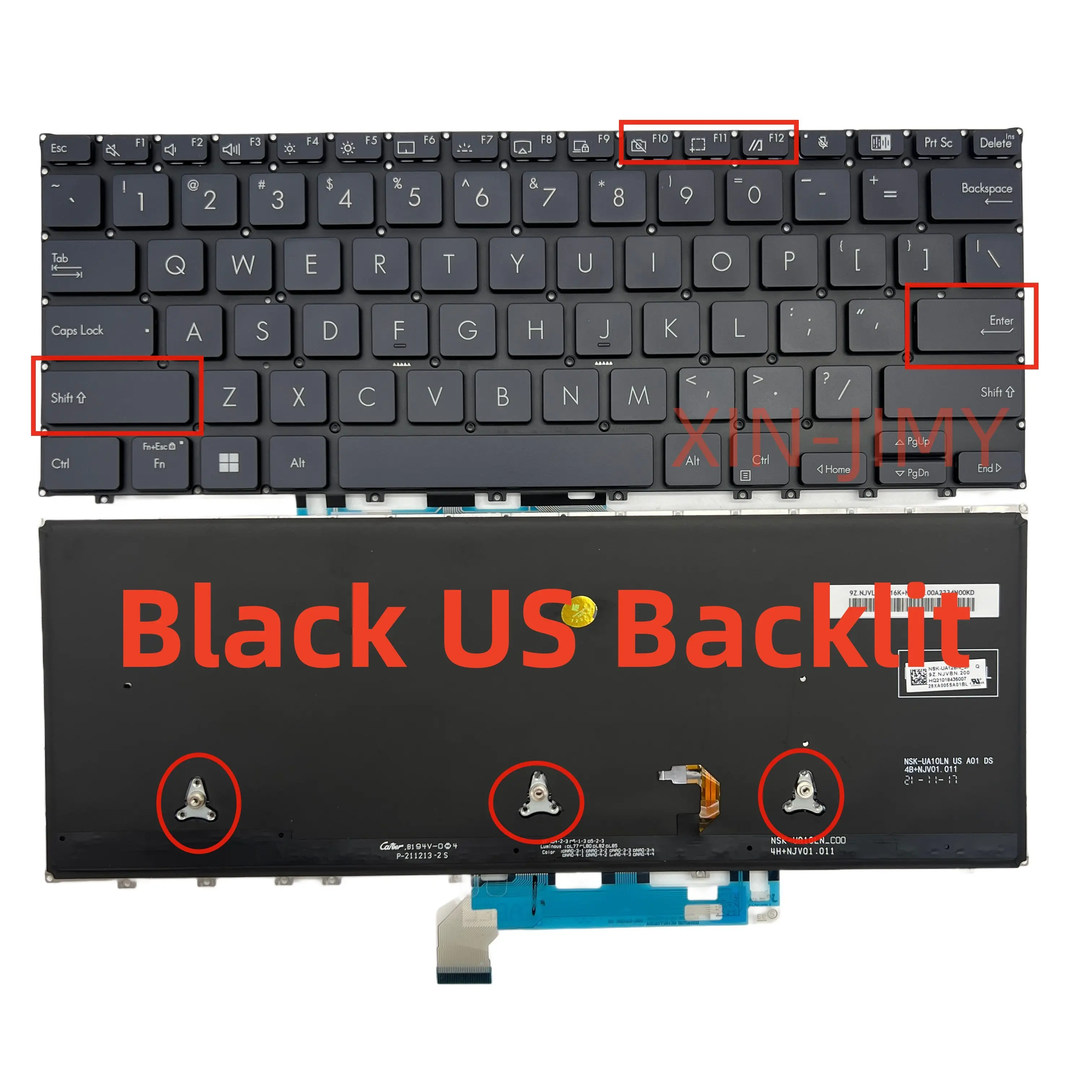 US backlit black Laptop Keyboard For ASUS ExpertBook B5302F B5302FBA B5302C B5302CBA
US backlit black Laptop Keyboard For ASUS ExpertBook B5302F B5302FBA B5302C B5302CBA