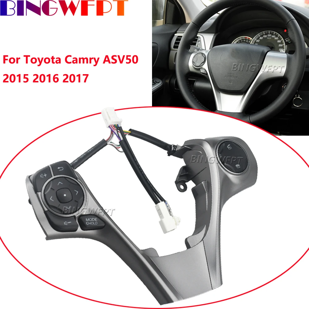 For Toyota Camry ASV50 2015-2017 Car Multifunctional Audio Telephone Multimedia Control Steering Wheel Button Switch
For Toyota Camry ASV50 2015-2017 Car Multifunctional Audio Telephone Multimedia Control Steering Wheel Button Switch