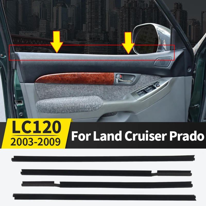For Toyota Land Cruiser Prado 120 2003-2009 2004 2006 Tuning Car Window Inside casing LC120 Interior Accessories Sealant Strip
For Toyota Land Cruiser Prado 120 2003-2009 2004 2006 Tuning Car Window Inside casing LC120 Interior Accessories Sealant Strip