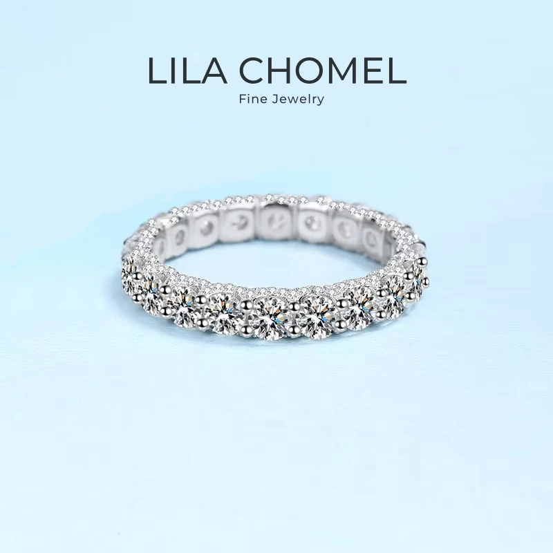 Girl 18K White Gold Rings for Women Wedding Bands 2.1ct Moissanite Diamond Full Circle Girlfriend Birthday Gift Fine Jewelry
Girl 18K White Gold Rings for Women Wedding Bands 2.1ct Moissanite Diamond Full Circle Girlfriend Birthday Gift Fine Jewelry