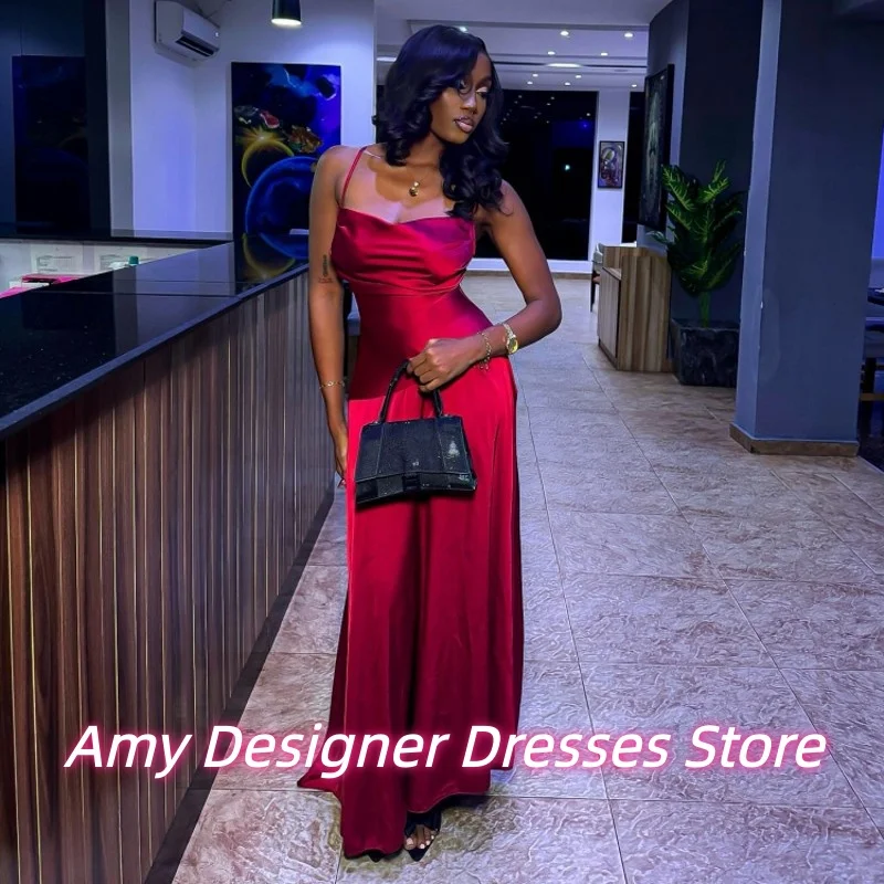 Charming Wine Red Spaghetti Straps Prom Dress Luxurious Mermaid Party Dresses For Women Customized 2025 African Evening Gowns
Charming Wine Red Spaghetti Straps Prom Dress Luxurious Mermaid Party Dresses For Women Customized 2025 African Evening Gowns