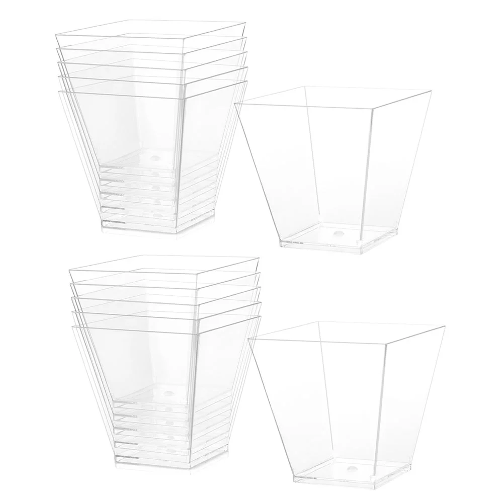 100 Pcs Dessert Cup Transparent Pudding Party Supply Portable Tiramisu Coffee Cups
100 Pcs Dessert Cup Transparent Pudding Party Supply Portable Tiramisu Coffee Cups