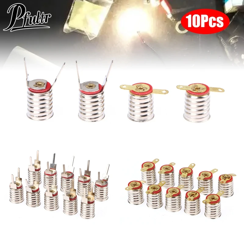 10Pcs High Quality E10 Lamps Base Holder Bulbs Light Base Socket Home Experiment Circuit Electrical Test Accessories
10Pcs High Quality E10 Lamps Base Holder Bulbs Light Base Socket Home Experiment Circuit Electrical Test Accessories