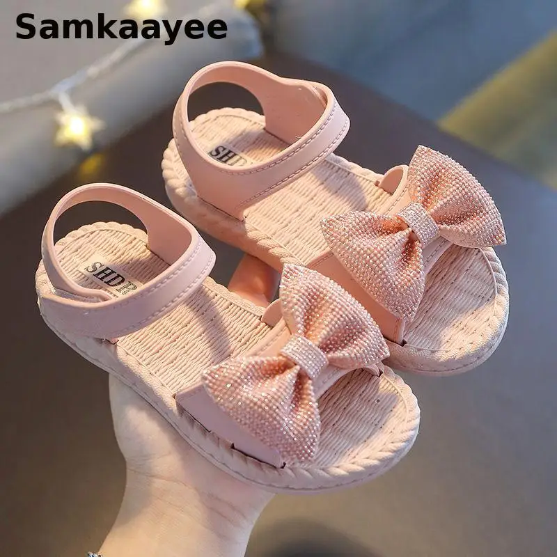 3-10y Girls Sandals Summer Shoes Children Princess Bow Tie Soft Soled Non Slip Shoe Kids Casual Breathable Cute Beach Sandalias
3-10y Girls Sandals Summer Shoes Children Princess Bow Tie Soft Soled Non Slip Shoe Kids Casual Breathable Cute Beach Sandalias