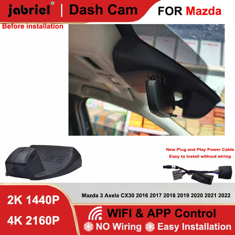 Jabriel Dash Cam Camera DVR 2K 4K Wifi Plug and Play Car DVR for Mazda CX30 for Mazda 3 Axela 2022 2021 2020 2019 2018 2017 2016
Jabriel Dash Cam Camera DVR 2K 4K Wifi Plug and Play Car DVR for Mazda CX30 for Mazda 3 Axela 2022 2021 2020 2019 2018 2017 2016