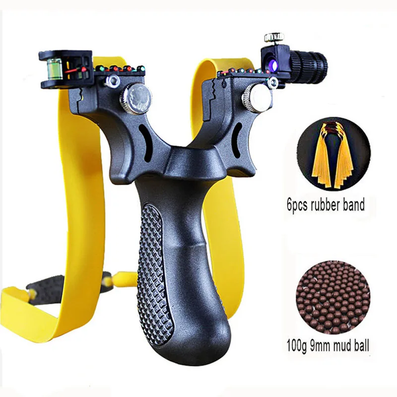 New Resin Slingshot Laser Aiming Slingshot with Flat Rubber Band Outdoor Hunting Shooting Slingshot Set
New Resin Slingshot Laser Aiming Slingshot with Flat Rubber Band Outdoor Hunting Shooting Slingshot Set
