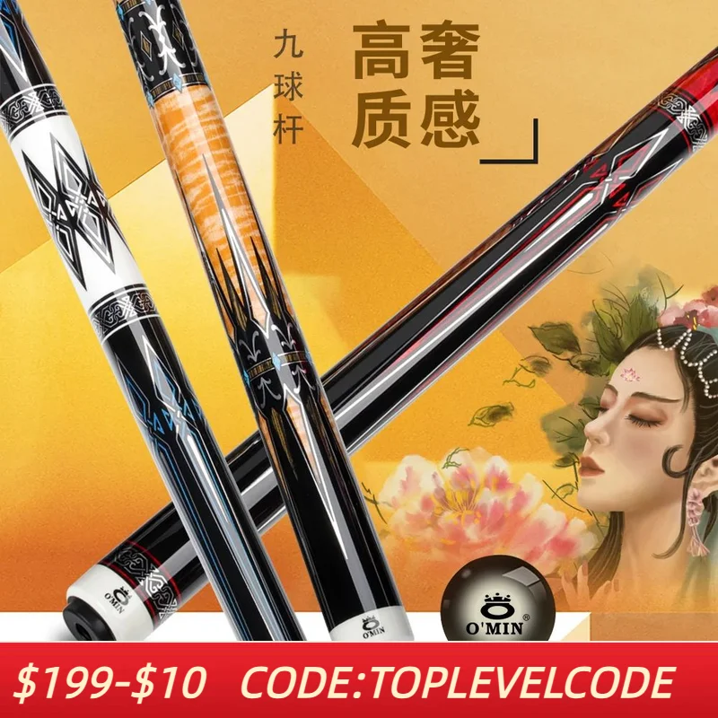 OMIN XF-A Pool Cue Stick with 12.8mm Tip Premium Leather Grip Carbon Tube Shaft 3/8*8 Joint for Billiard Cue Stick
OMIN XF-A Pool Cue Stick with 12.8mm Tip Premium Leather Grip Carbon Tube Shaft 3/8*8 Joint for Billiard Cue Stick